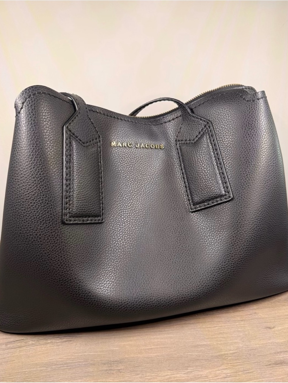 Marc Jacobs Black leather Editor Tote